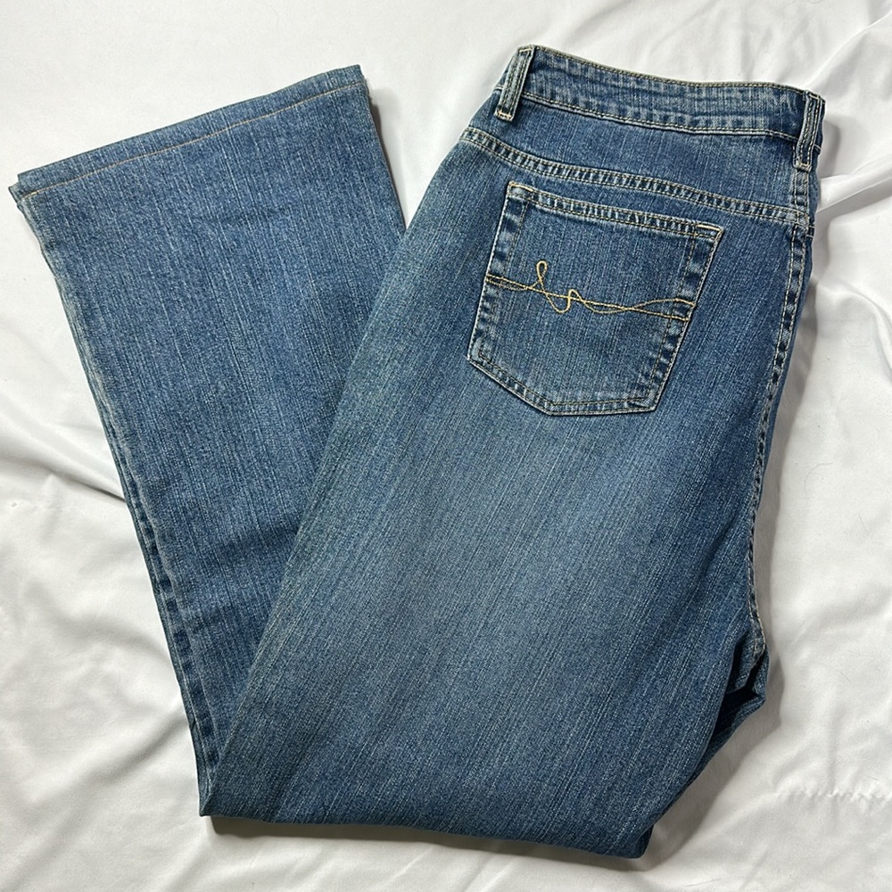 St Johns Bay Medium Wash Bootcut Denim - Picture 3 of 5